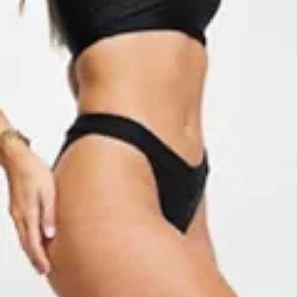 New! South Beach mix and match V bikini bottom in black 19893 - Picture 2 of 12